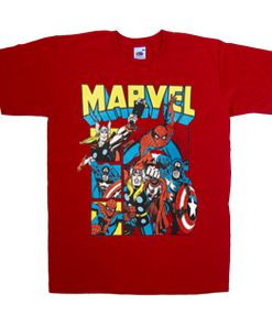 marvel heroes tshirt
