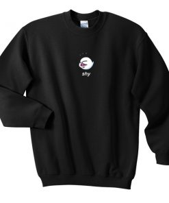 shy ghost sweatshirt