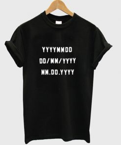 yyyymmdd t-shirt