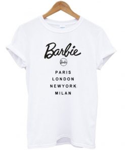 barbie paris london newyork milan t-shirt