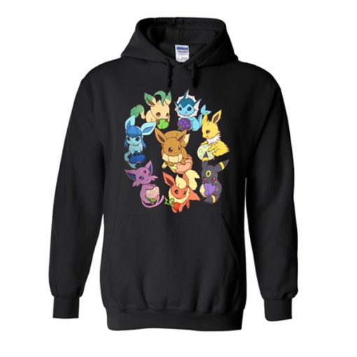eeveelution eevee evolution hoodie