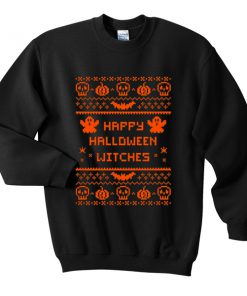 happy halloween witches sweatshirt