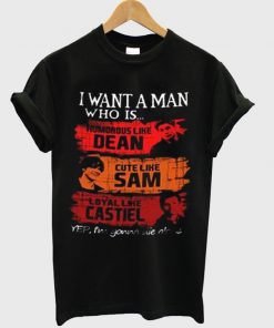 i want a man t-shirt