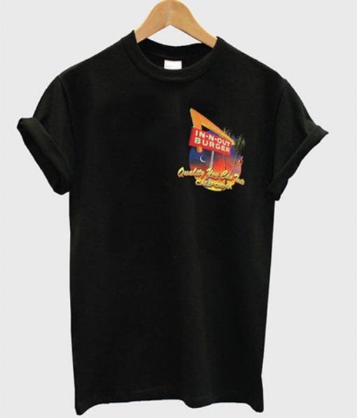 in n out burger california tshirt