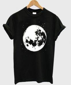 moon in space t-shirt