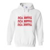 raf simons thank you hoodie