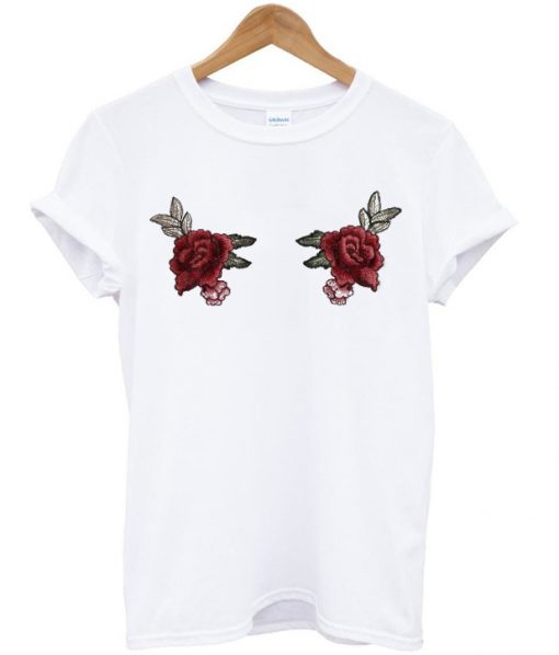 rose boobs t-shirt
