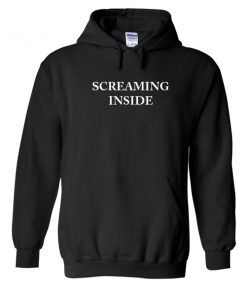 screaming inside hoodie