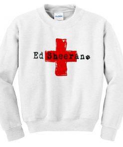 Ed Sheeran red cross Sweatshirt
