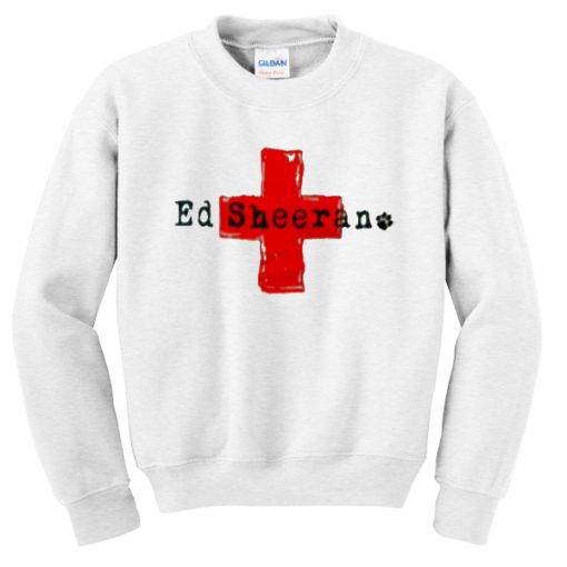 Ed Sheeran red cross Sweatshirt