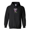 broken purple rose hoodie