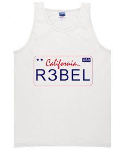 californa rebel USA tank top