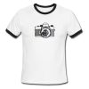 camera retro ringer tshirt
