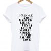 factory love collector tshirt