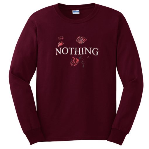 flower nothing sweatshirt