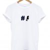 hastag women t-shirt