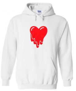 melting heart hoodie