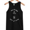 pray to jesus party to satan tank top