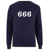 666 Font Sweatshirt