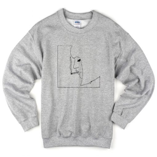 Smoke Girl Sketch Sweatshirt