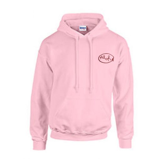aloha pink hoodie