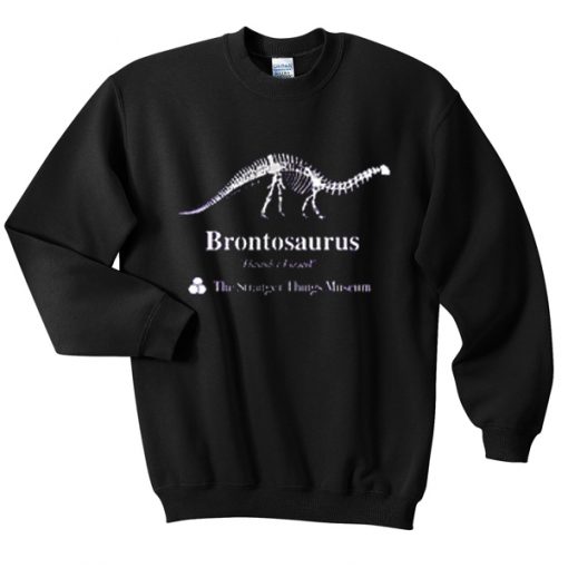 brontosaurus sweatshirt