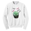 cactus hug hug hug sweatshirt