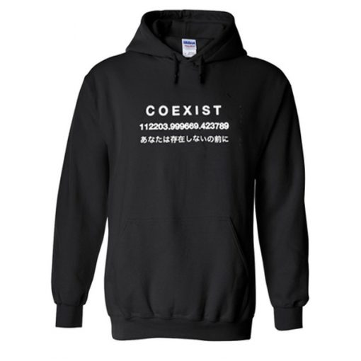 coexist hoodie