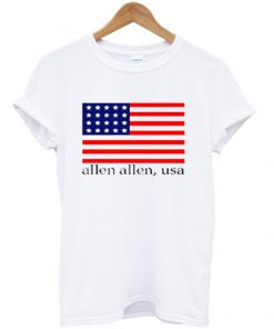 flag allen usa t-shirt