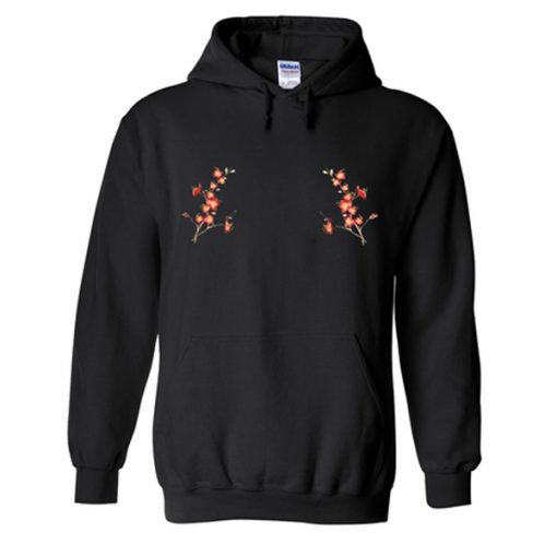 japanese floral hoodie