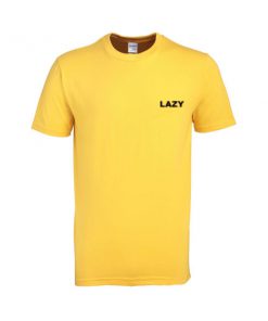 lazy yellow tshirt