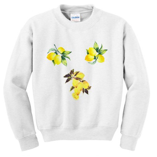 lemon sweatshirt