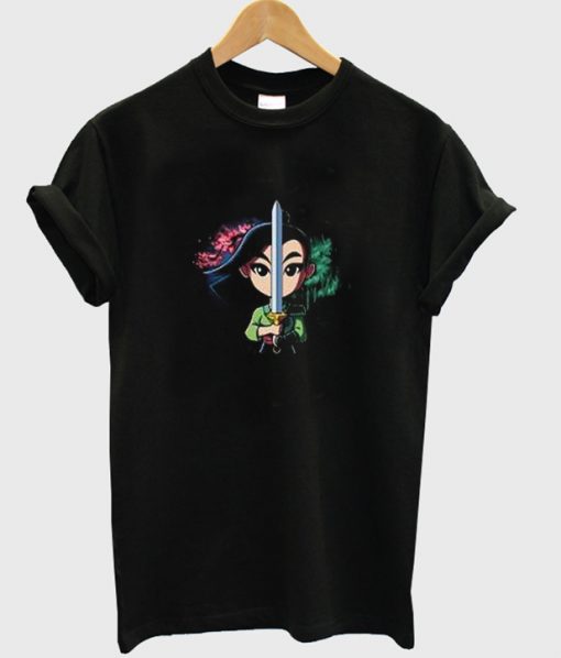 mulan double edged sword tshirt