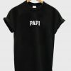 papi font t-shirt