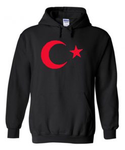 red moon star hoodie