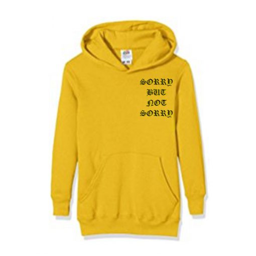 sorry but not sorry hoodie