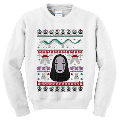 spirited away christmas sweatshirt