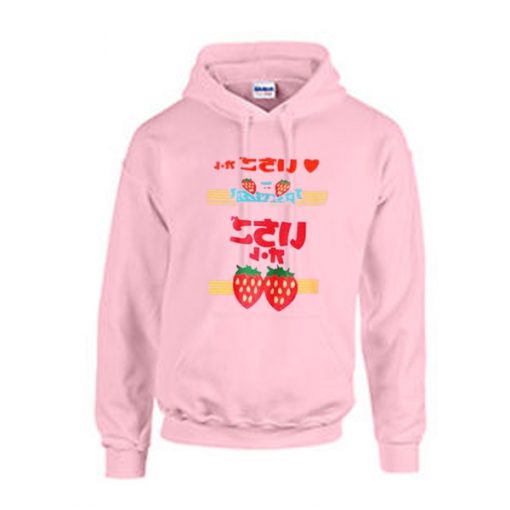 strawberry japanese hoodie