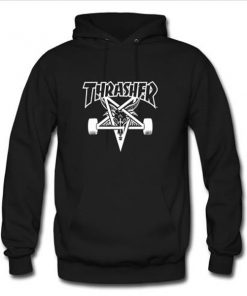thrasher logo hoodie