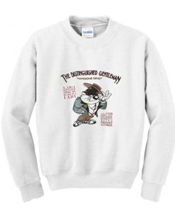 vintage taz the distinguished gentleman sweatshirt