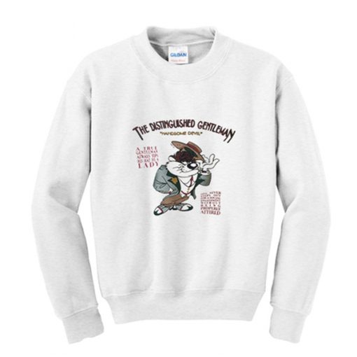 vintage taz the distinguished gentleman sweatshirt