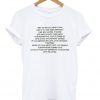 why do we talk about love t-shirt