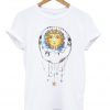 Sun Moon Tribal Print T Shirt