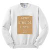 acne studios l nyg 23 sweatshirt