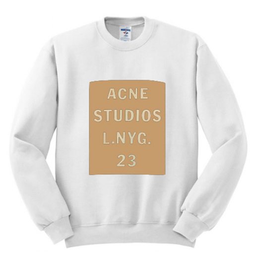 acne studios l nyg 23 sweatshirt