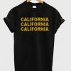 california t-shirt
