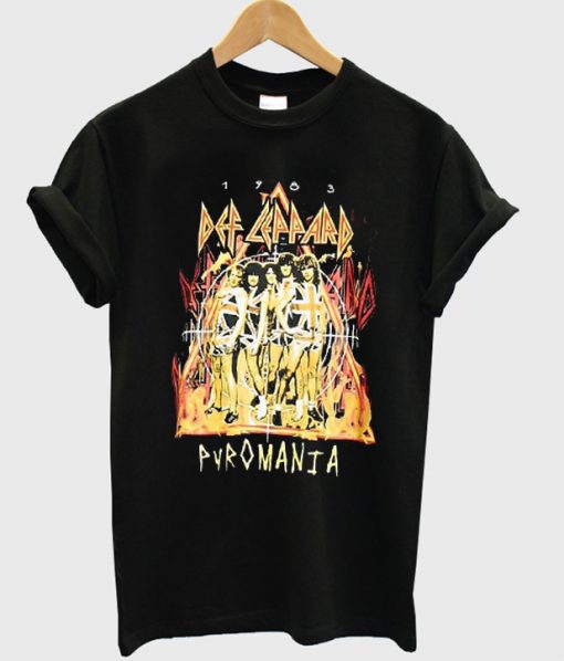 def leppard pyromania t-shirt