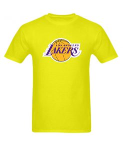 los angeles lakers yellow tshirt