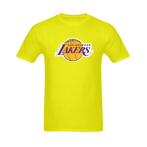 los angeles lakers yellow tshirt
