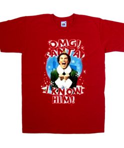 omg santa i know him tshirt